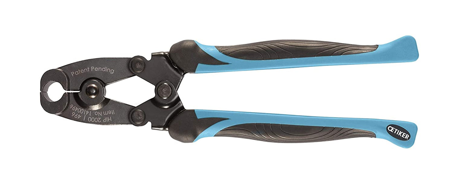 Pince à oreilles à mâchoires standard à action composée et poignées droites