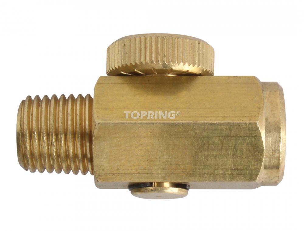 Brass Inline Air Flow Regulator 1/4 (F-M) NPT, Maxpro Model