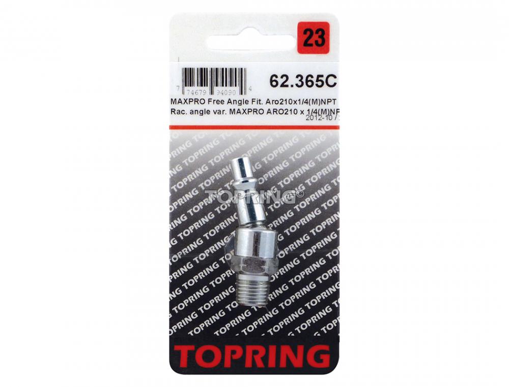 Fiche de coupleur pivotant en acier Aro 210 1/4 (M) NPT, modèle Maxpro