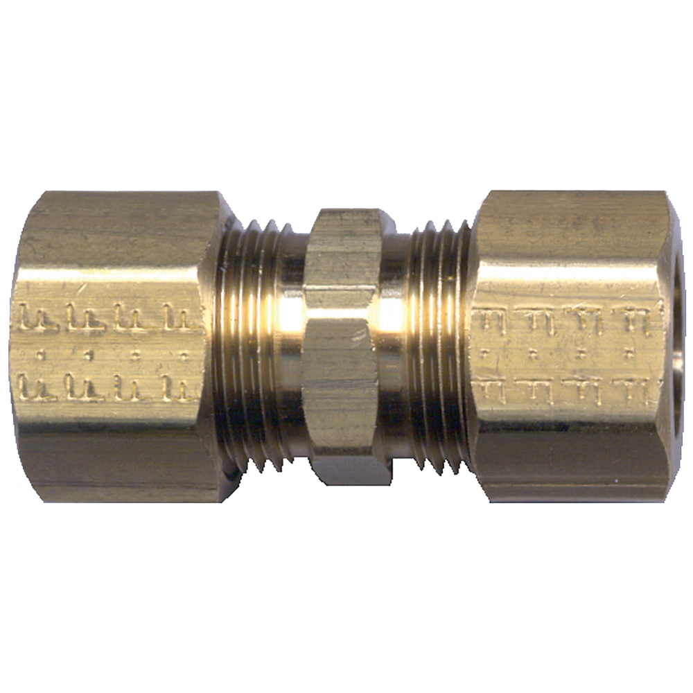 Raccord union à compression, laiton, diamètre extérieur du tube 3/16