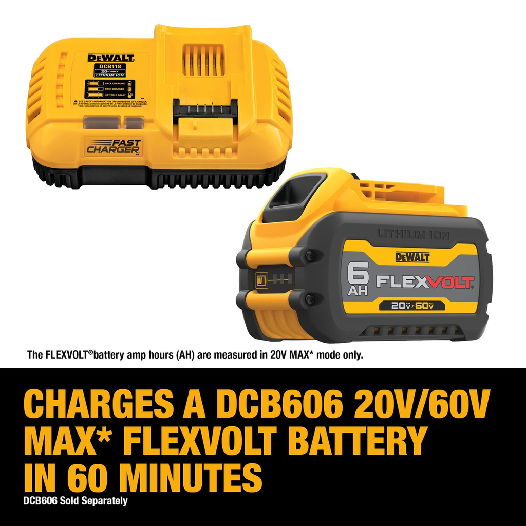 Dewalt Flexvolt 20V 60V Charger Rapid Charge