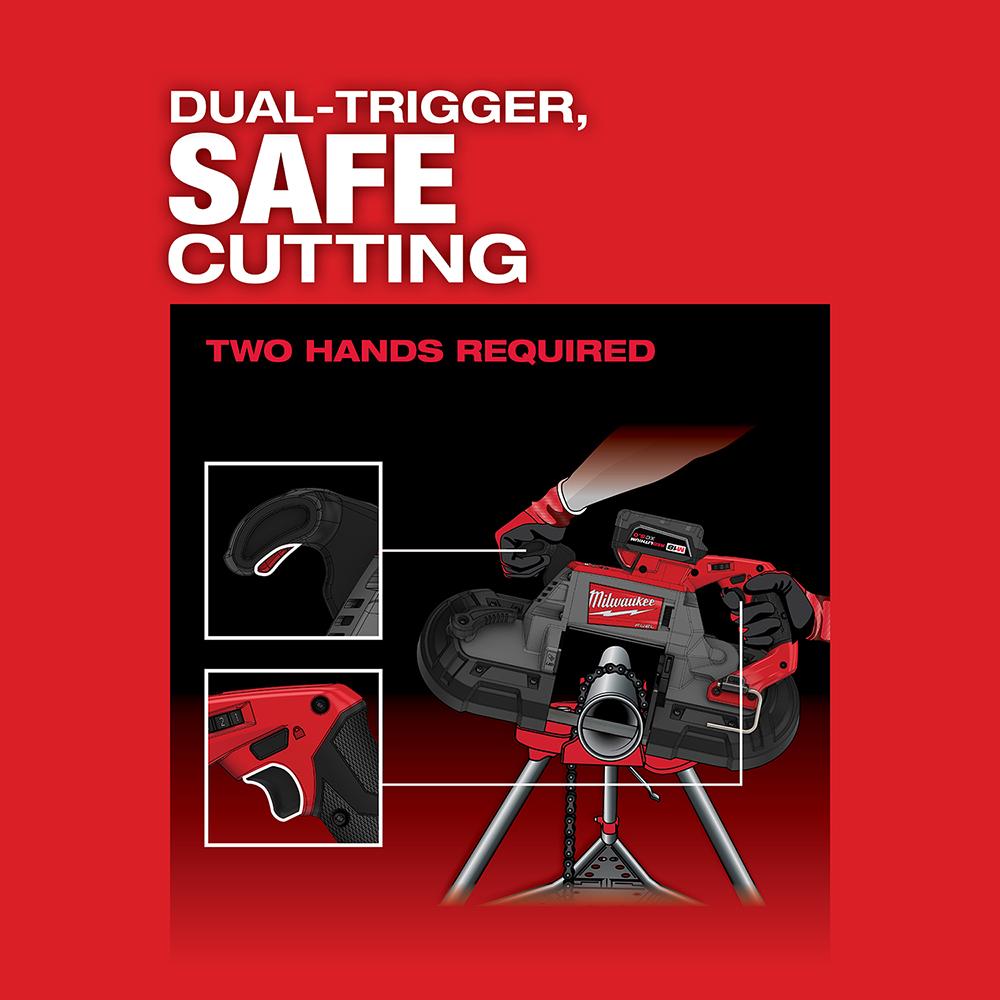 Deep Cut Dual-Trigger Band Saw