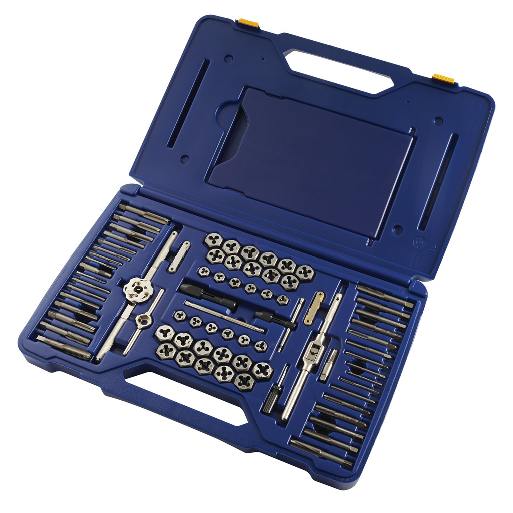 IRWIN Tap And Die Set Machine Screw/SAE/Metric 76-Piece