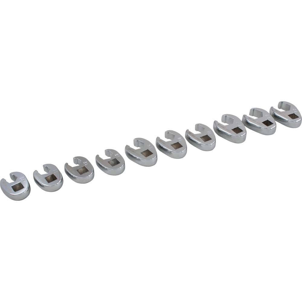 Clé à molette - 10 pièces, écrou évasé métrique