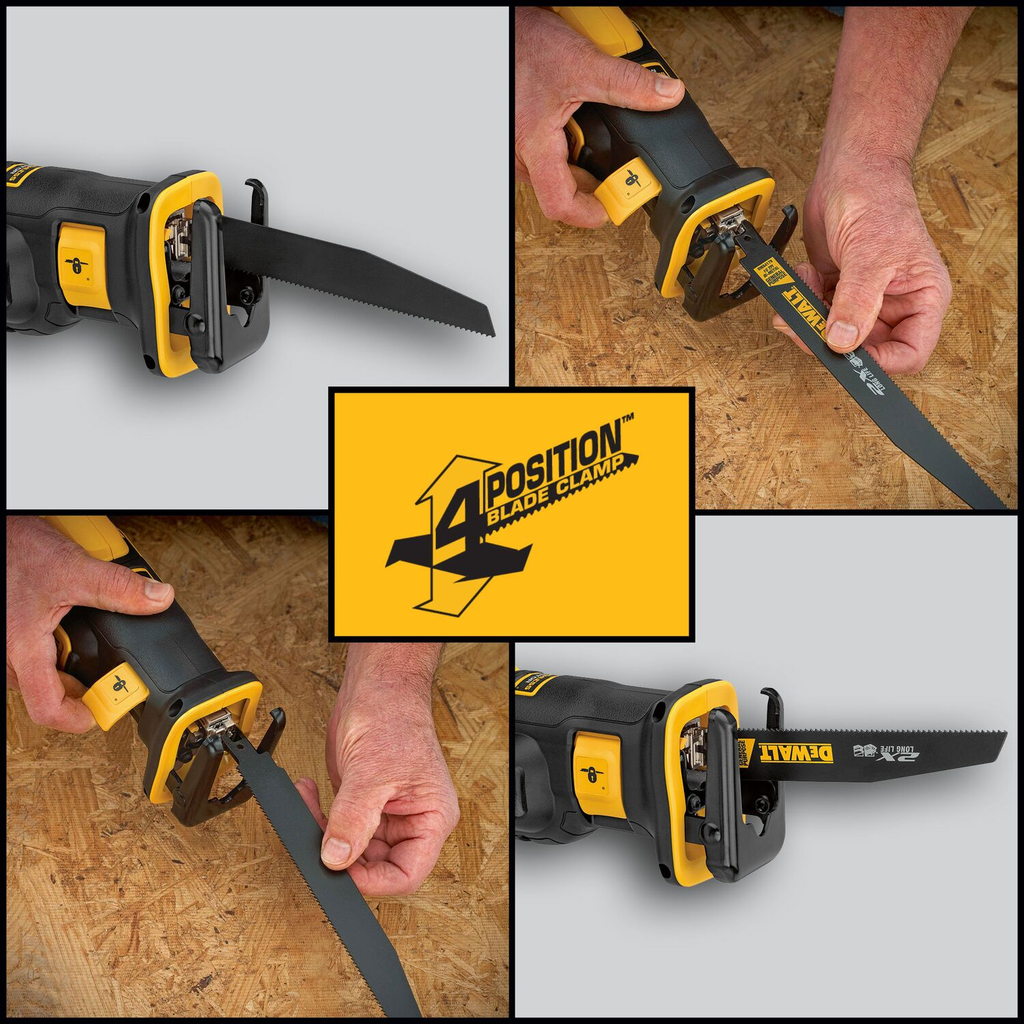 DEWALT 20V MAX* XR Brushless Compact Reciprocating Saw (Tool Only)