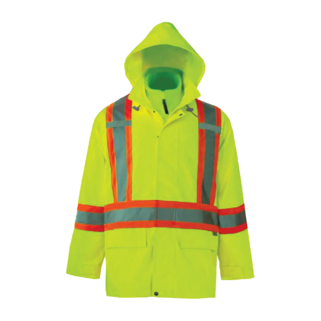Veste et veste intérieure Viking Journeyman® Hi-Vis 300D Tri-Zone, vert, XL