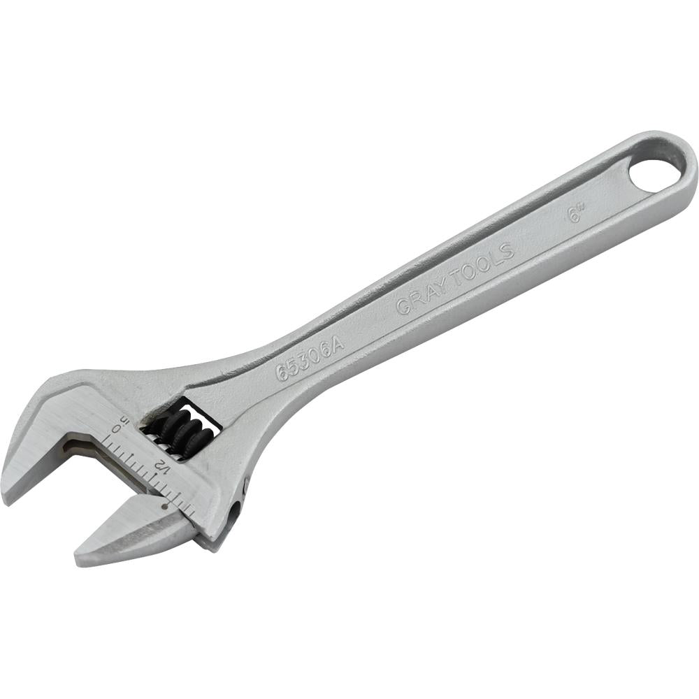 Clé à molette - Réglable, 6" HD, finition mate