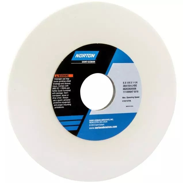 Tool & Cutter Grinding Wheel - Grade: Coarse, Grit Number: 46, Wheel Diameter: 7 in, Maximum RPM: 3600 rpm