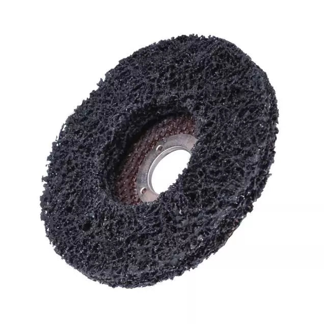 Disque de ponçage non tissé - Diamètre du disque de 4-1/2 po, matériau abrasif en carbure de silicium, grain 36 à 50