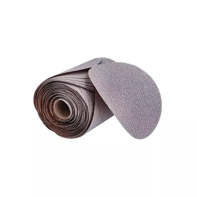 Rouleau de disque de ponçage - Grain P100, matériau abrasif en oxyde d'aluminium, diamètre de disque de 6 pouces, qualité moyenne