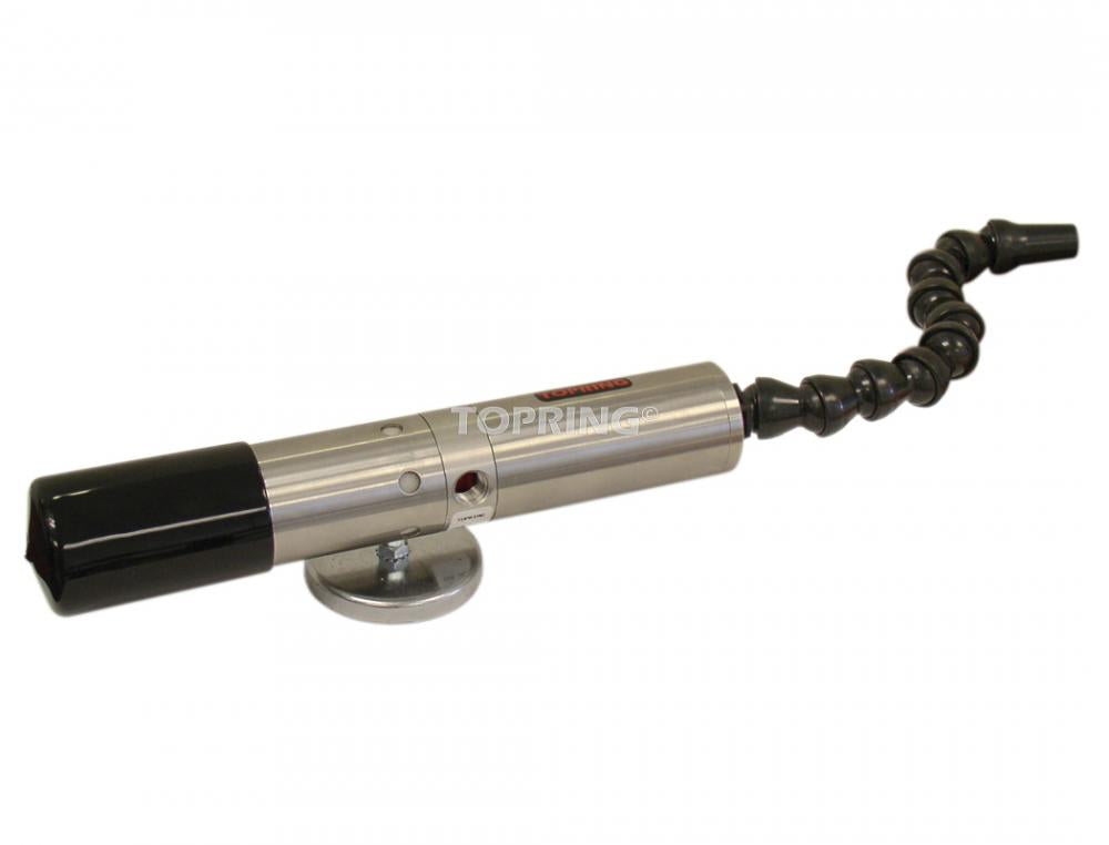 Pistolet refroidisseur en acier inoxydable avec tuyau orientable de 12 po