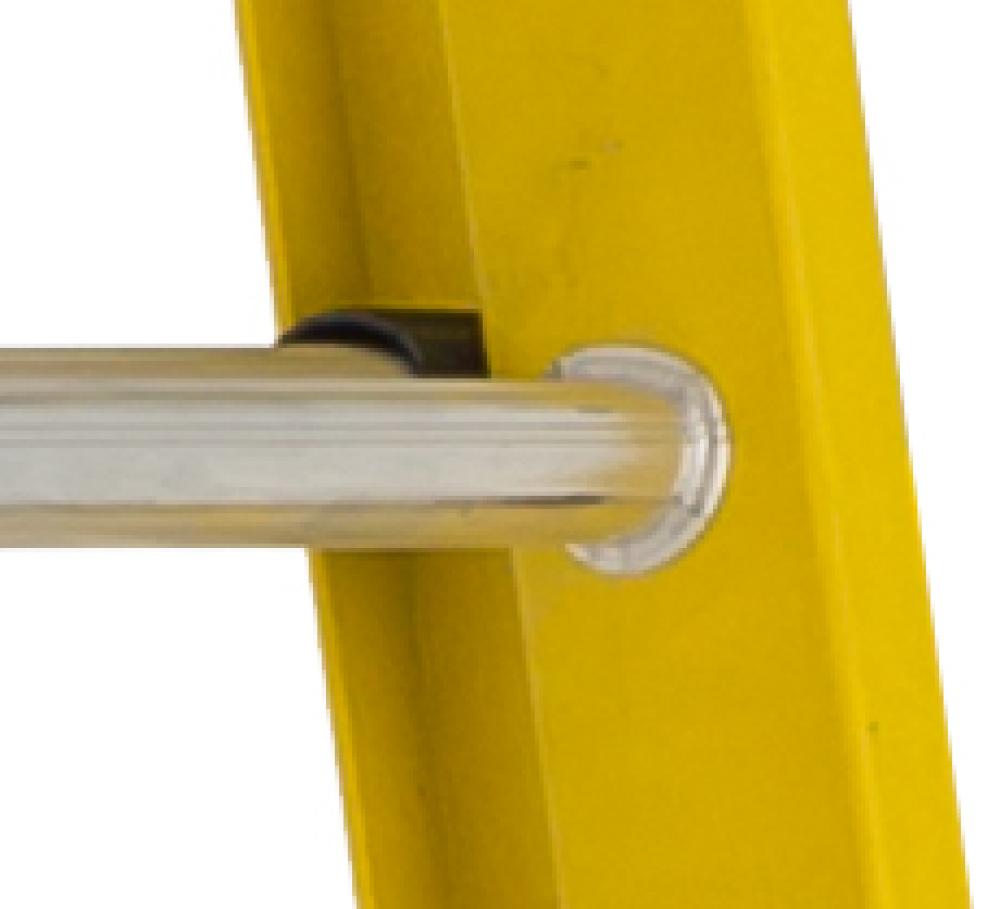 8' Fiberglass Step Ladder, Type IA, 6908, 300lb Capacity