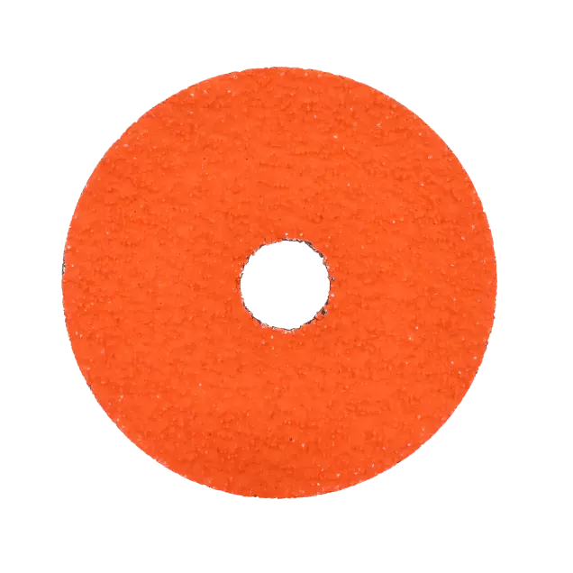 Disque de ponçage enduit Norton SG Blaze - Diamètre du disque de 5 pouces, matériau abrasif en céramique d'alumine, matériau de support en fibre, grain 80