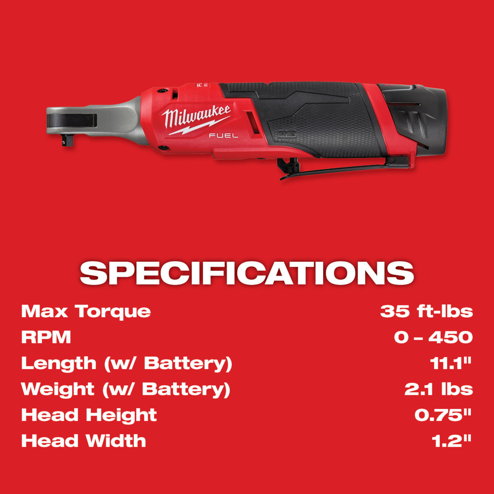 M12 FUEL™ 1/4" High Speed Ratchet Kit