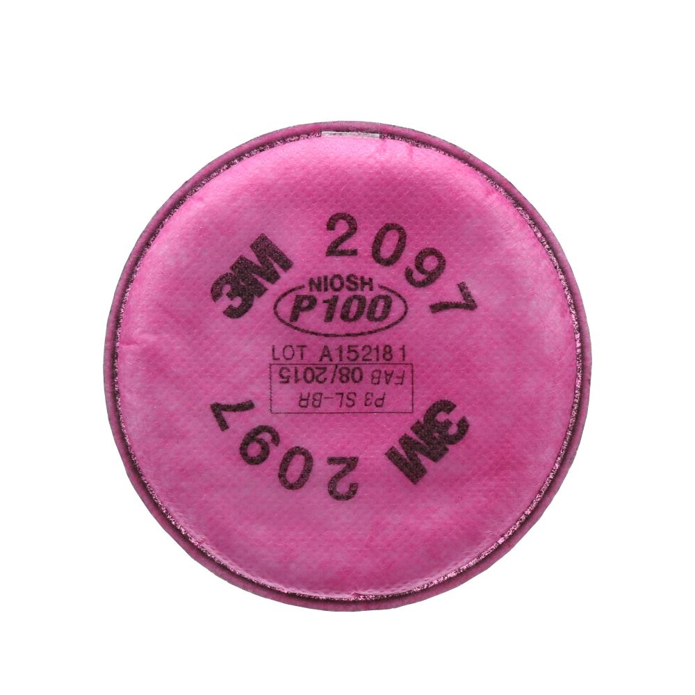 Filtre à particules 3M™, 2097, P100, avec protection contre les vapeurs organiques nuisibles, 50 paires/boîte