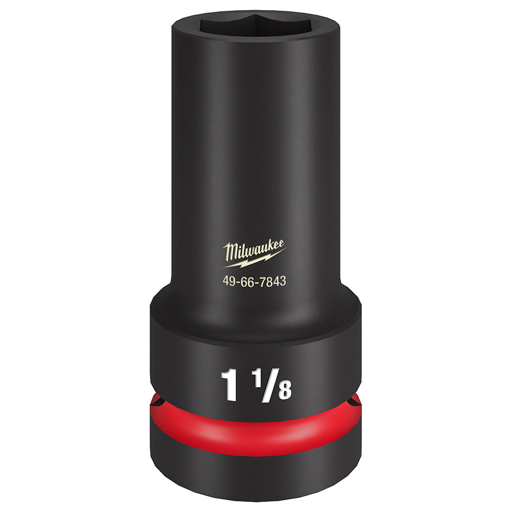 Shockwave Impact Duty™ 1" Drive 1-1/8" Thin Wall Extra Deep 6 Point Socket
