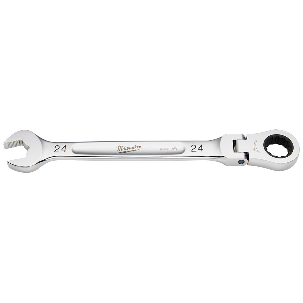 24mm Flex Head Ratcheting Combination Wrench
