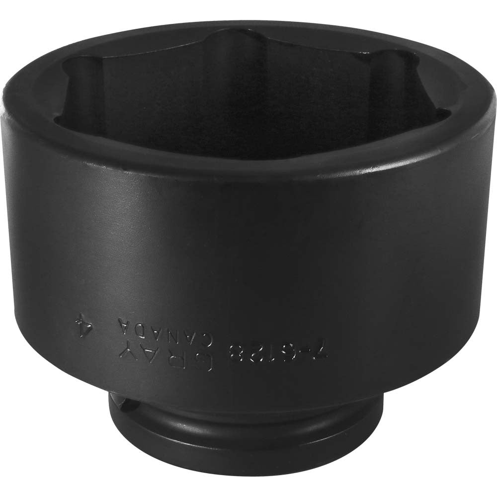 Socket - 4" x 1" Drive - 6 PT Regular - Impact