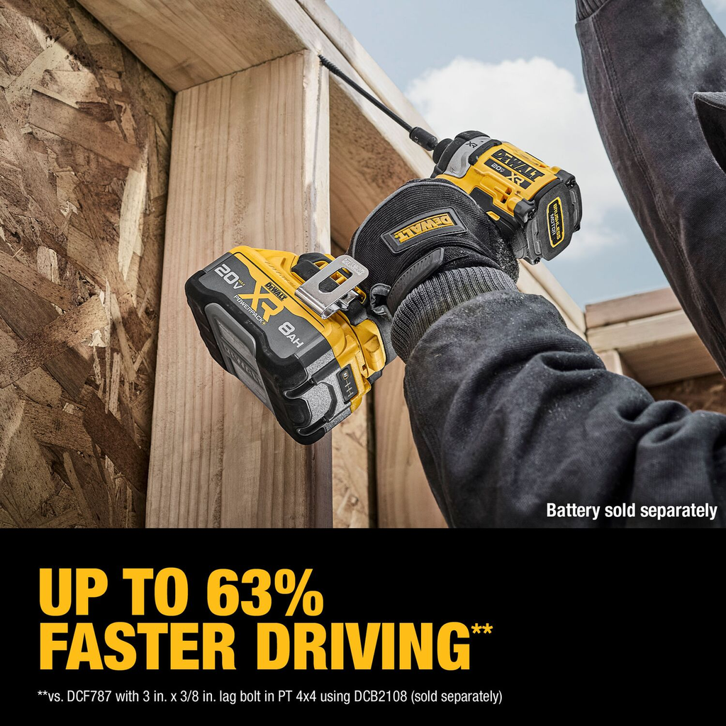 DEWALT 20V MAX* XR 3-Speed 1/4" High Torque Impact Driver (Tool Only)