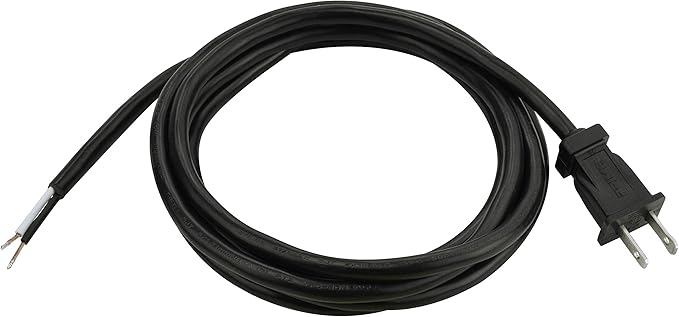 Cordon d'alimentation de rechange SJT 8' 16/2, noir