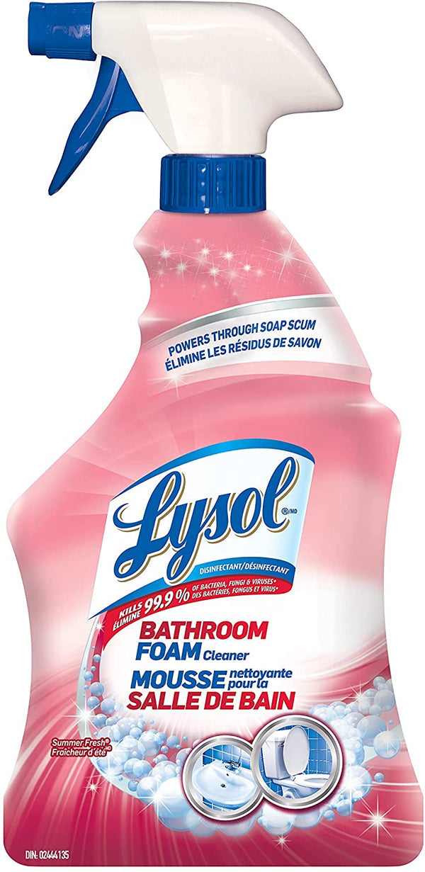 Nettoyant salle de bain Lysol, 950ML pulvérisateur parfum estival