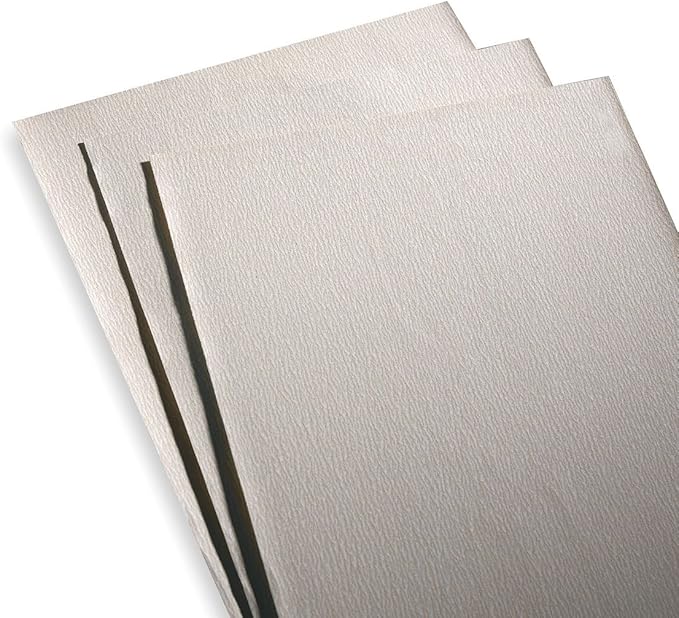 Feuille de ponçage revêtue de conditionnement de surface en oxyde d'aluminium P100 Grain 11 po de long 9 po de large