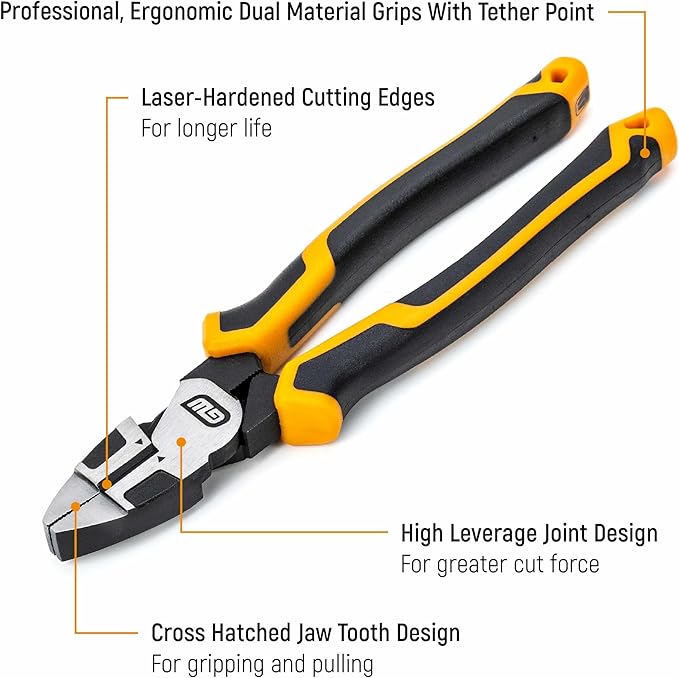 Gearwrench 6-Piece Pitbull Dual Material Mixed Plier Set - 82204C