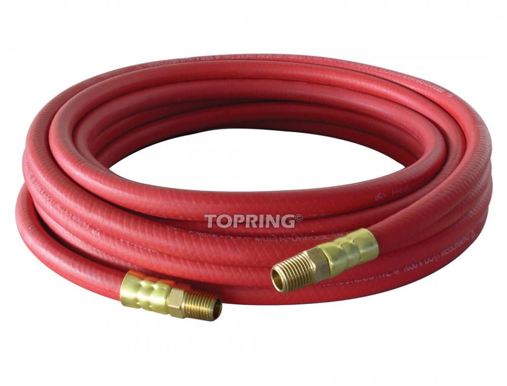 Tuyau en caoutchouc avec un diamètre intérieur de 1/2 et une longueur de 50 pieds 1/2 (M) NPT, modèle Superflex