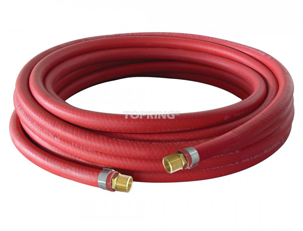 Rubber Hose 1 I.D. 100 Feet 1 (M) NPT, Superflex Model