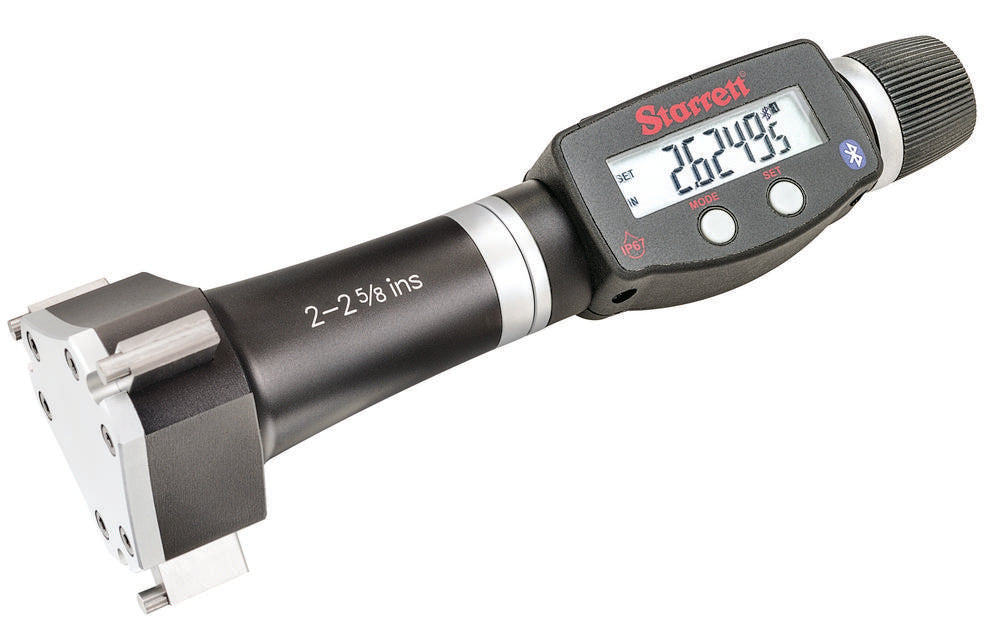 Micrometer, Xt3 Digital 2-2 5/8 With Bt