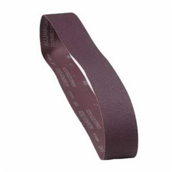 Bande abrasive revêtue - Grain 120, matériau en oxyde d'aluminium, longueur de bande de 24 po, largeur de bande de 3 po