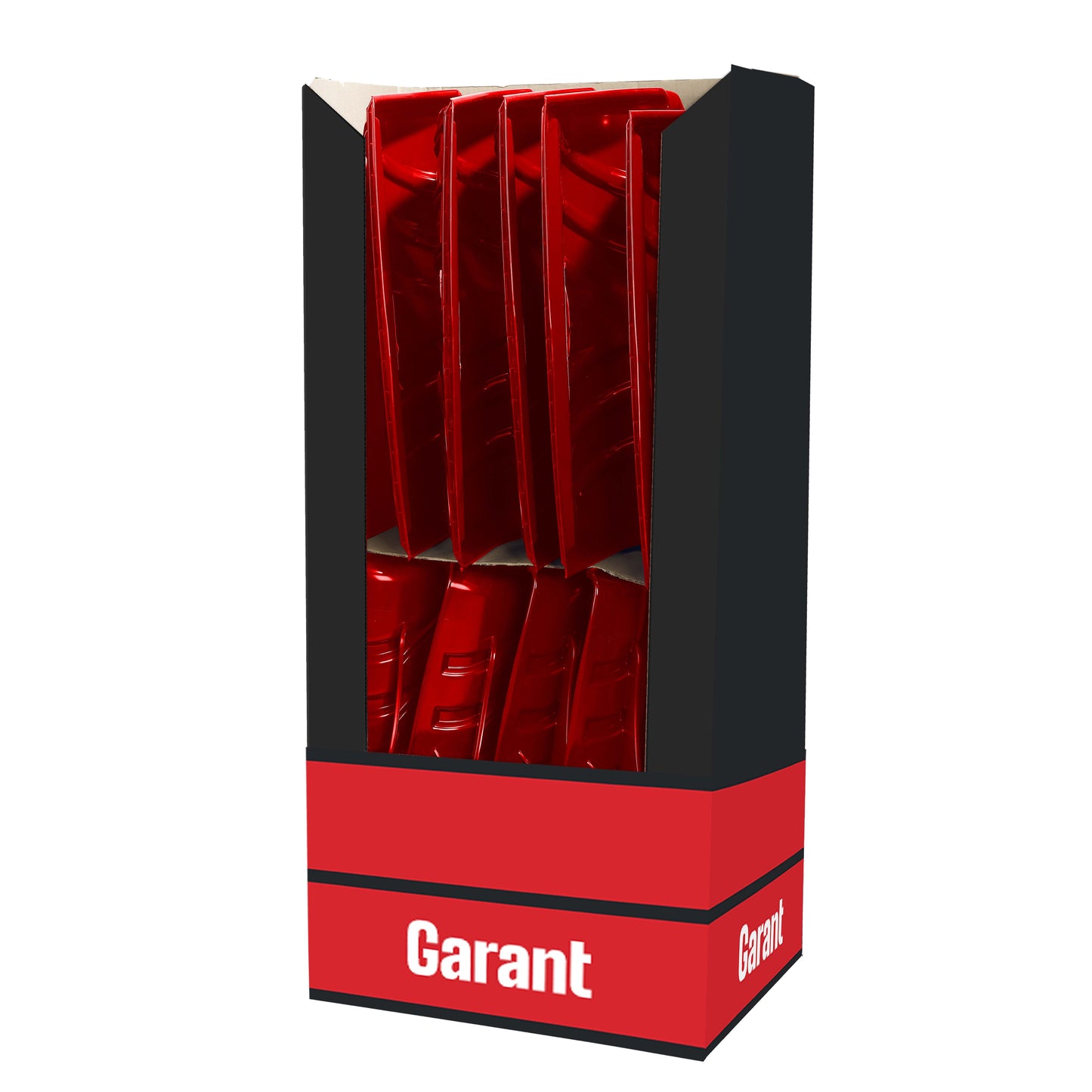 Poussoir à neige, lame en poly de 24", manche ergonomique, Ergo YK, présentoir