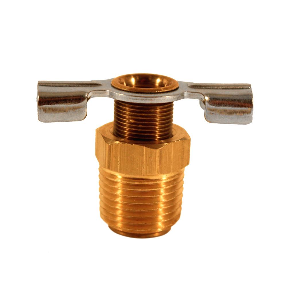VALVE DRAINAGE 3/8" NPT  BRASS