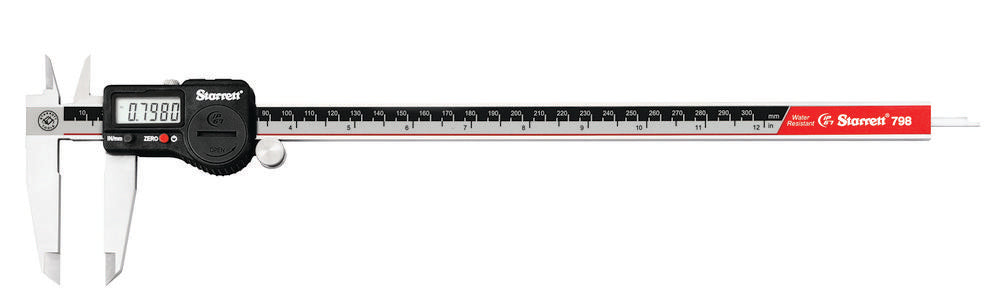 Pied à coulisse électronique en acier inoxydable Sortie SPC 0,0005"/0,01 mm Résolution 0-12"/0-300 mm Plage de mesure
