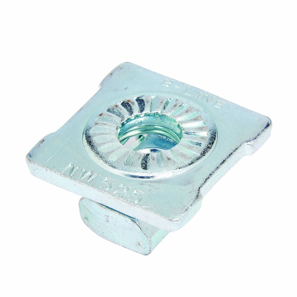 Eaton B-Line Strut Combo Nut Washer 3/8-16 Electro-Plated Zinc