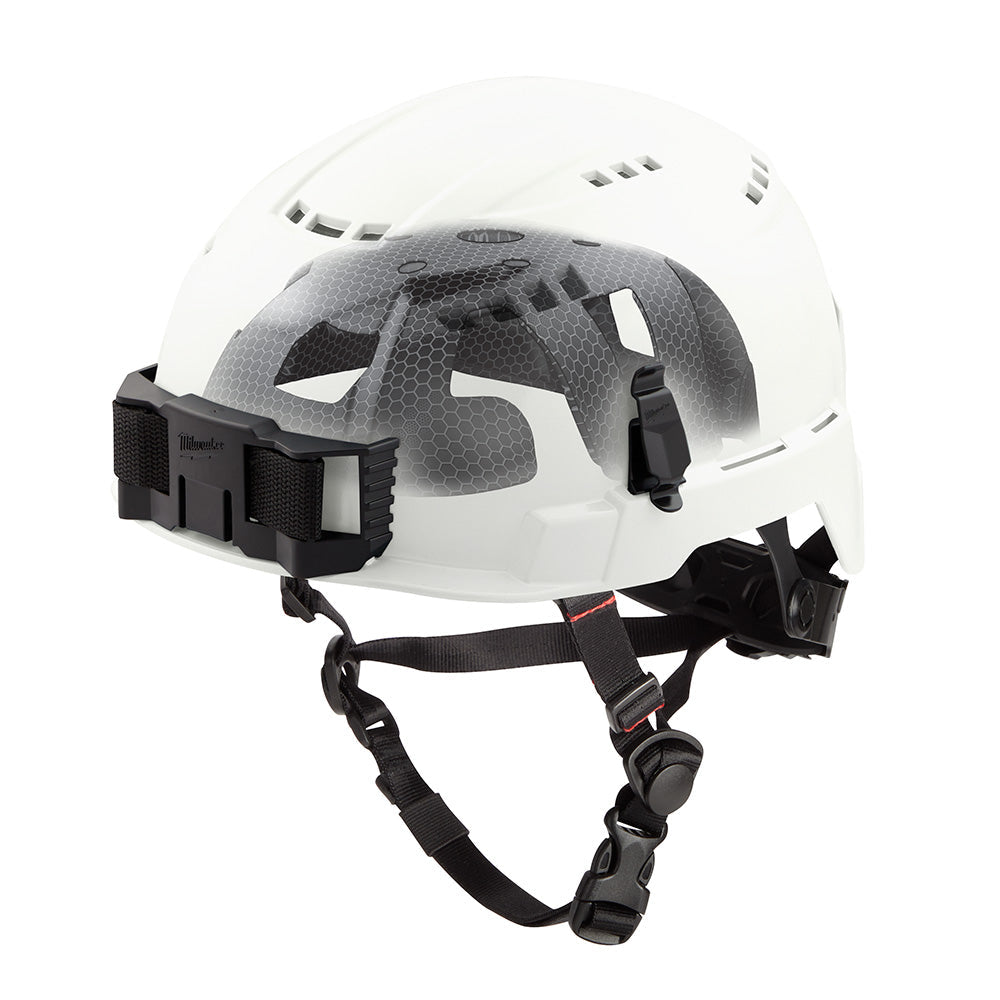 Bolt™ White Vented Safety Helmet With Impact Armor™ Liner Usa - Type 2, Class c