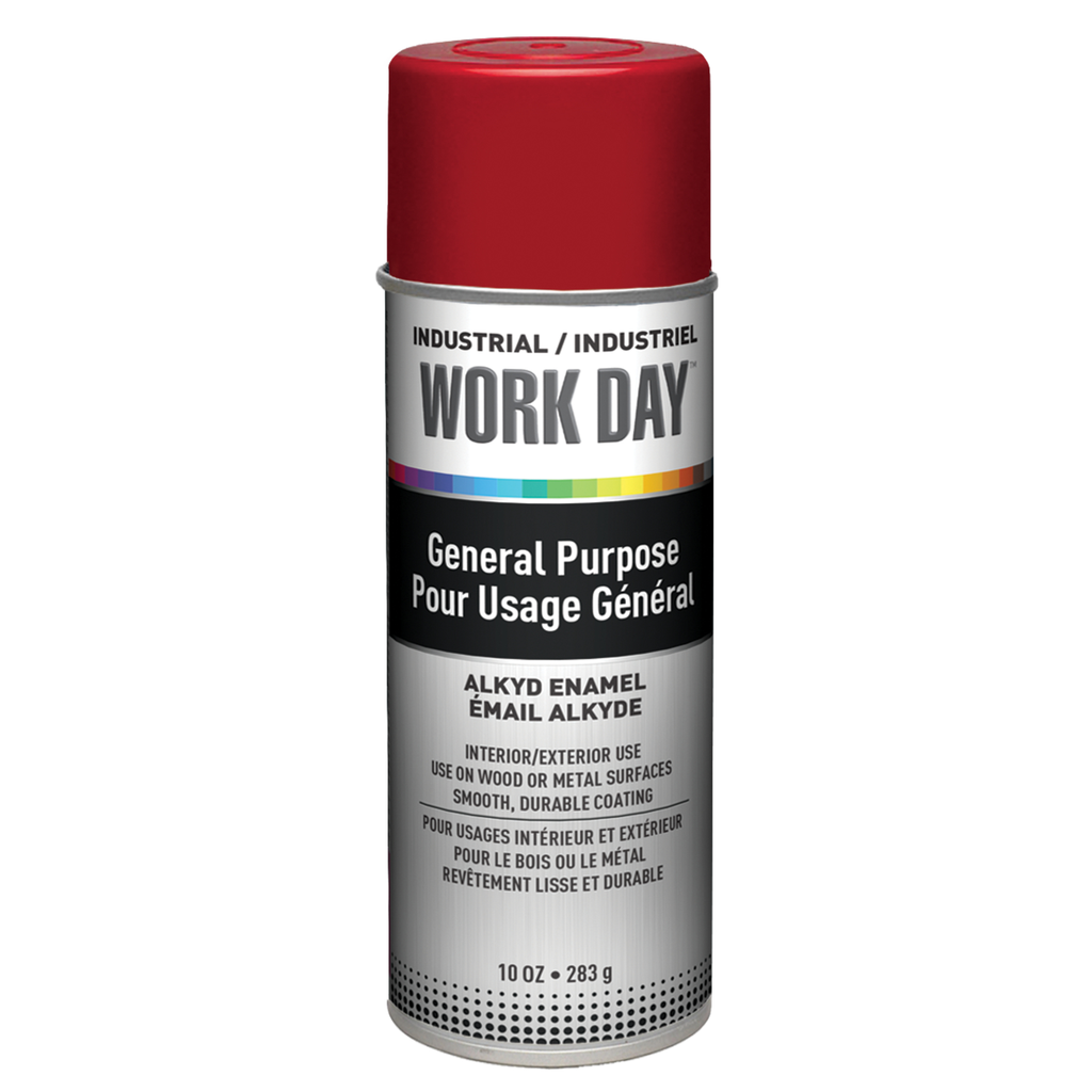 Krylon Industrial Work Day Gloss Red 10 Oz