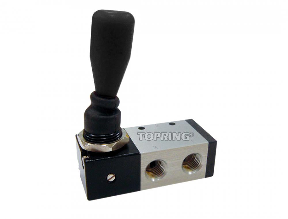 Valve manuelle à manette à détente 3/2 voies 1/4 (F) NPT, modèle Maxpro