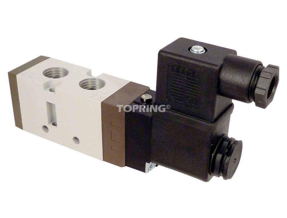 5/2-Way Single Solenoid Valve 110 VAC 1/4 (F) NPT, Optima Model
