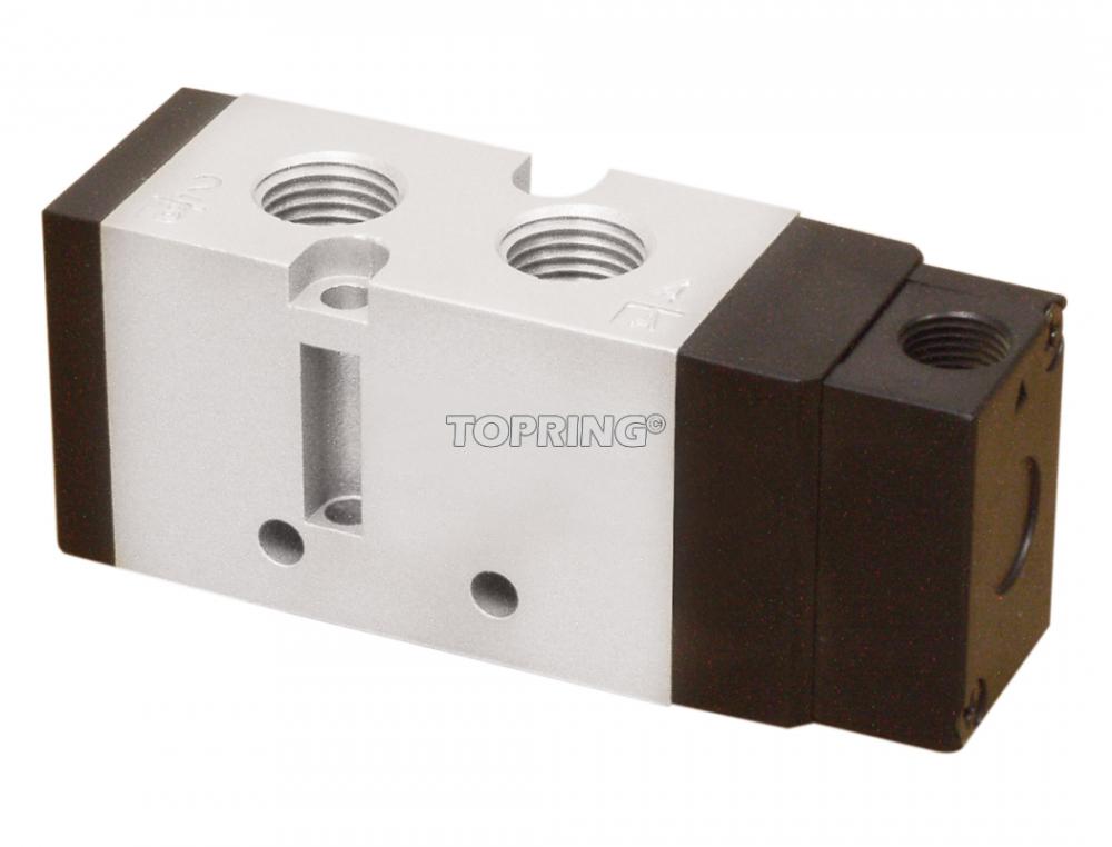 Valve pilotée simple commande 5/2 voies 3/8 (F) NPT, modèle Optima