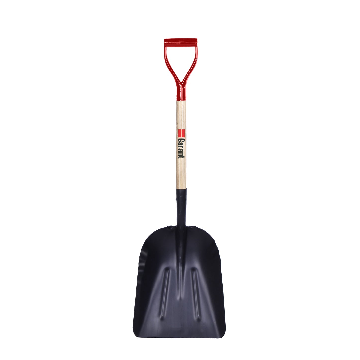 Pelle à grains et charbon #8, lame en acier, manche en bois