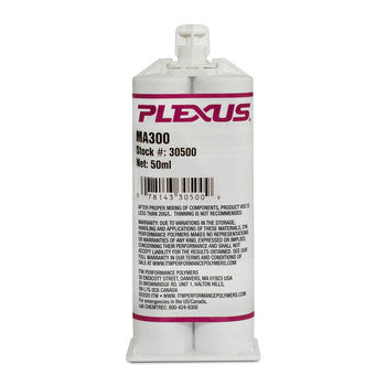 Plexus Ma300 Adhesive, Off-White, Methacrylate, 50ml Dual Cartridge