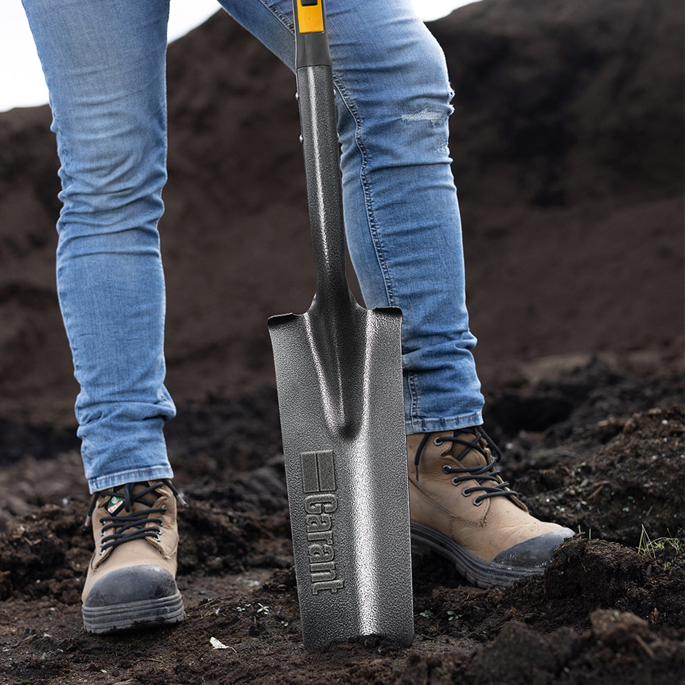 Drain spade, engineered resin