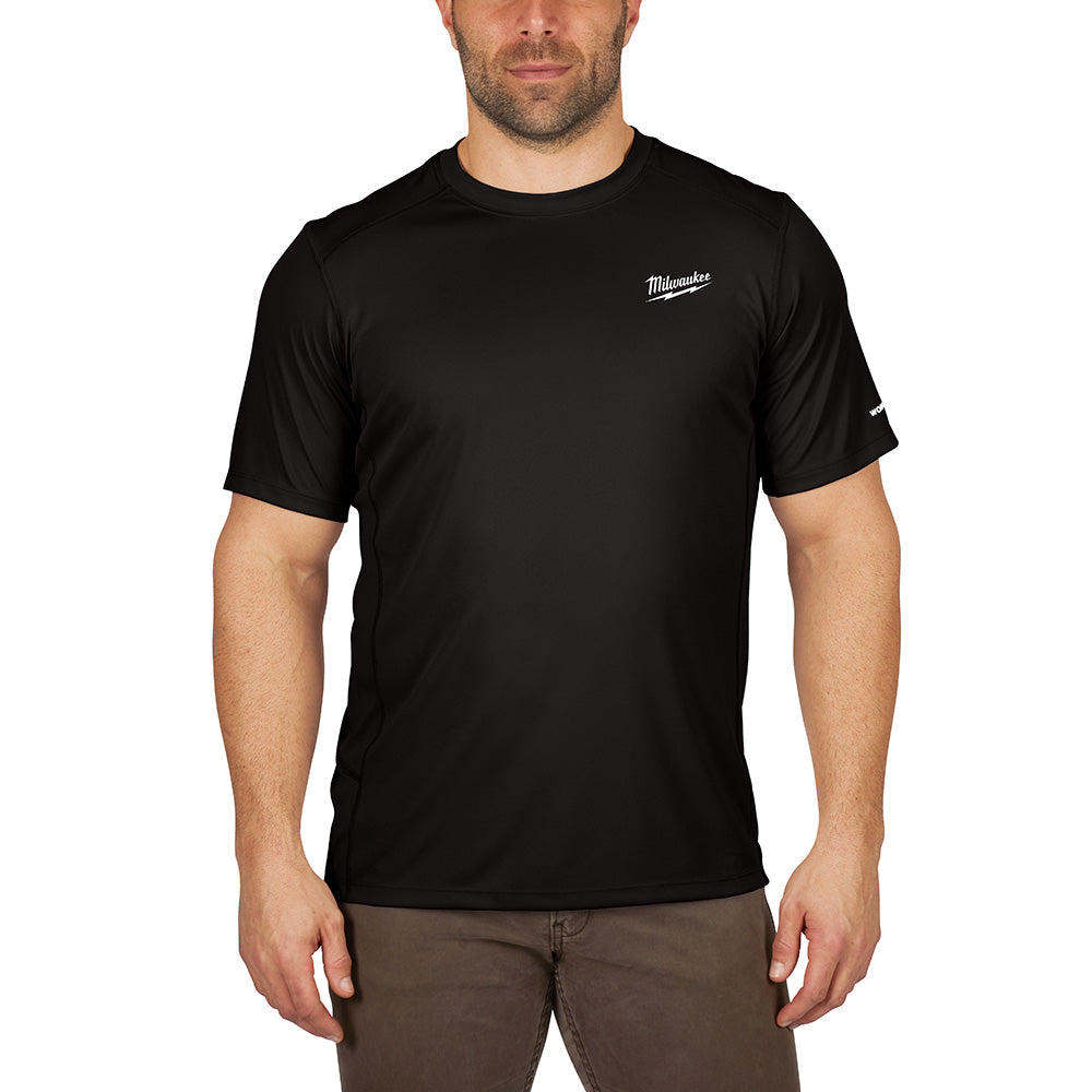 Workskin™ Lightweight Performance Shirt - Short Sleeve - Black M
