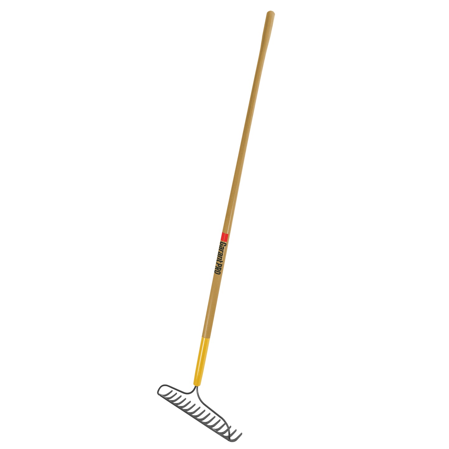 Garant Pro Bow rake, 15 tines, 60" wood handle