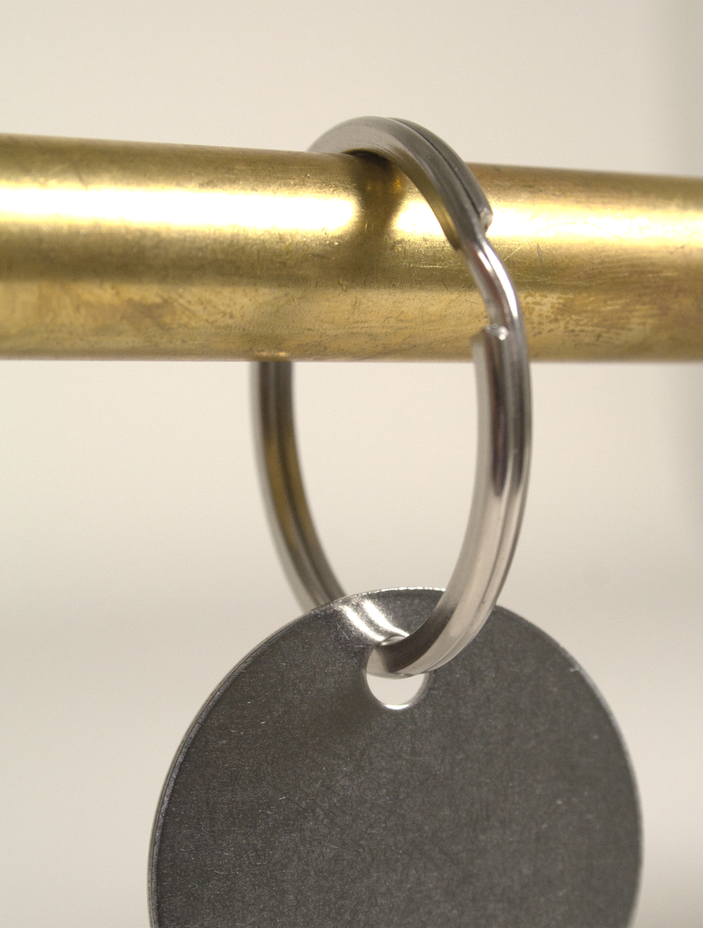 Split Key Ring 1" Steel 100Pk