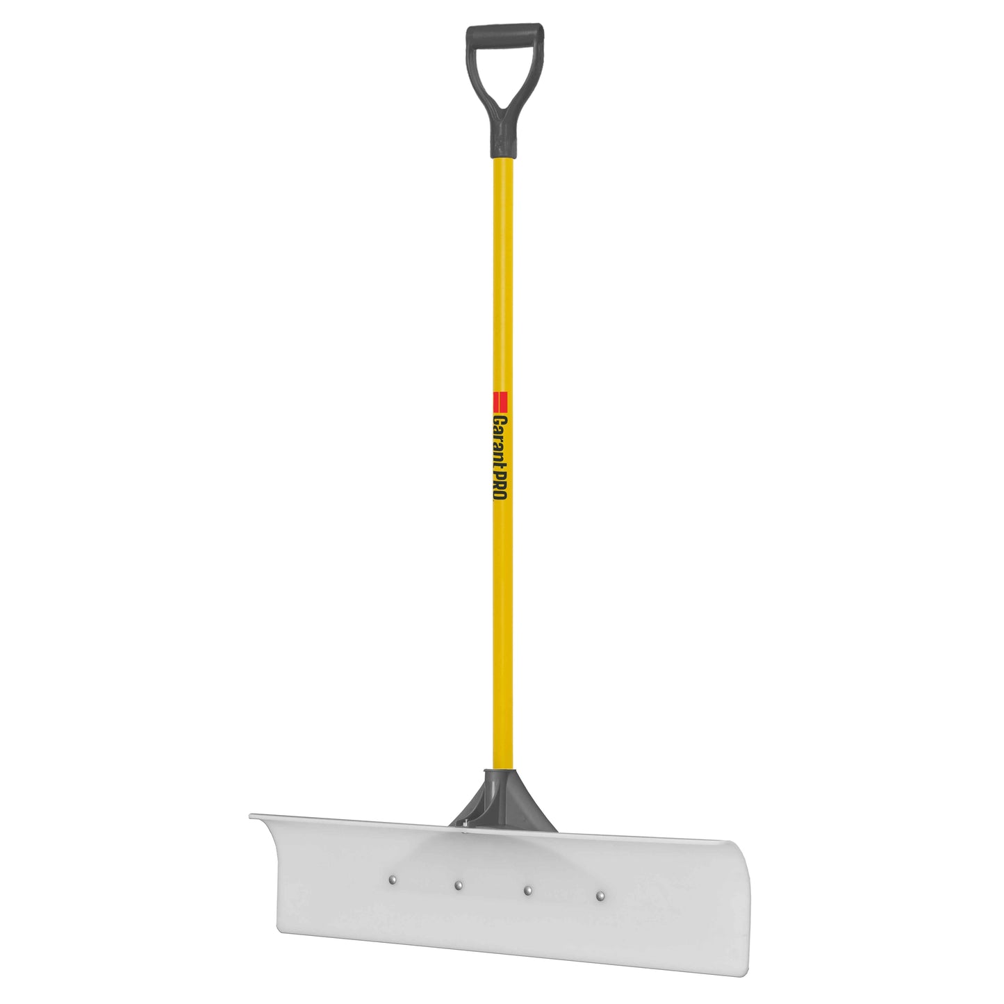 Snow pusher, UHMW, fiberglass handle, 36"