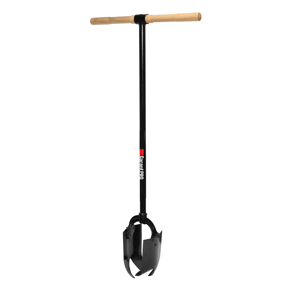 Post Hole Auger, steel handle, wood T grip, Garant Pro Series