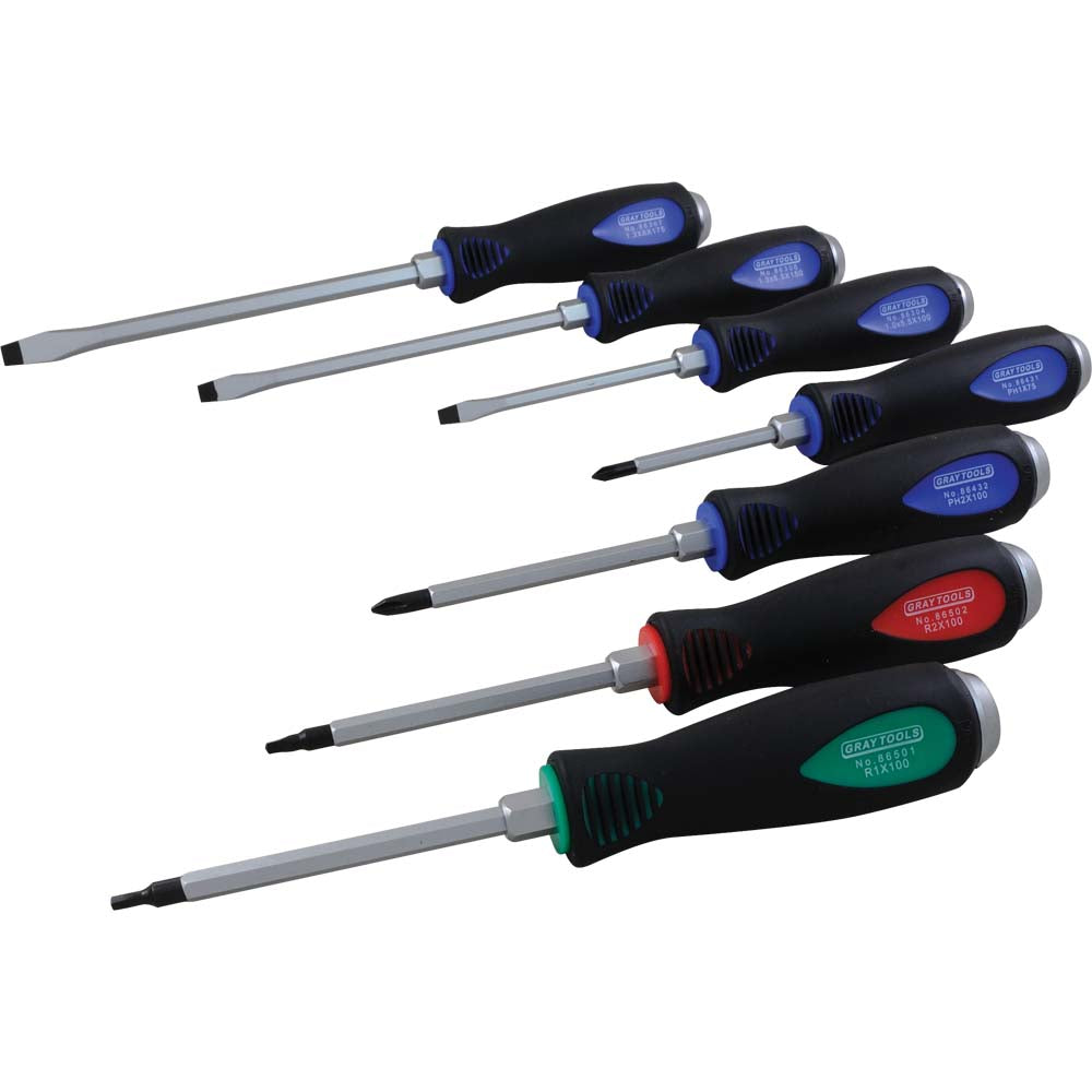 Robust Screwdriver Set - 7 Pieces