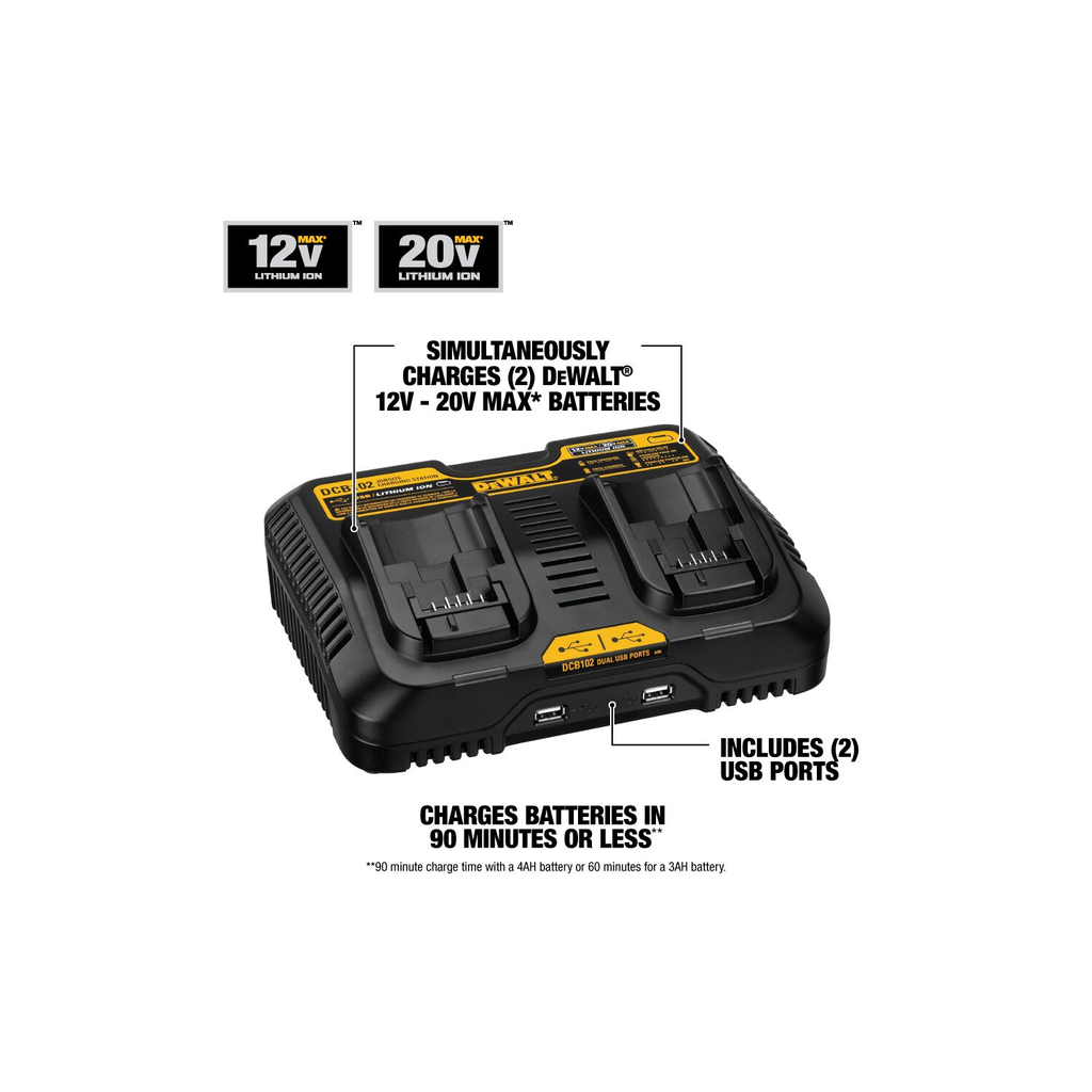 DEWALT 12V - 20V MAX* Jobsite Charging Station